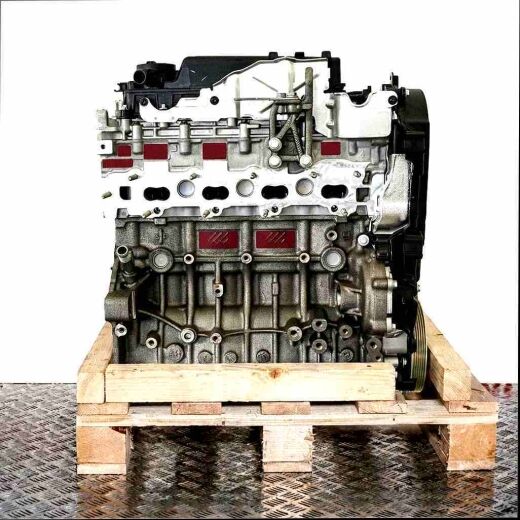 AHR (DW10FD) engine on a wooden pallet against a white background. Side view of the motor, perfect for parts and repairs.