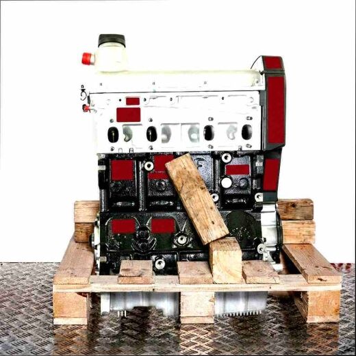 AXA engine on a wooden pallet against a white background. The image displays the engine in full view.
