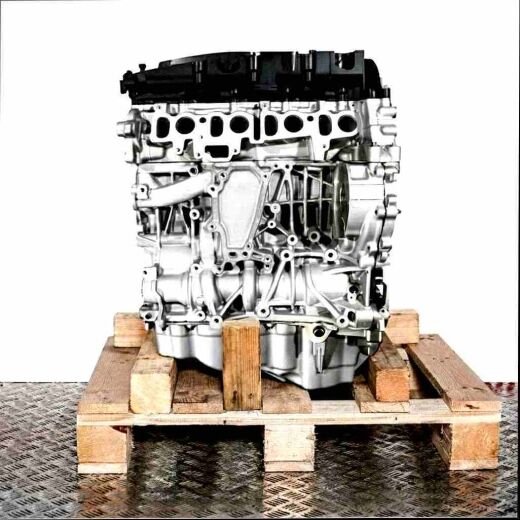 Side view of the B47 D20 A engine on a wooden pallet against a white background. The engine is vertically oriented.