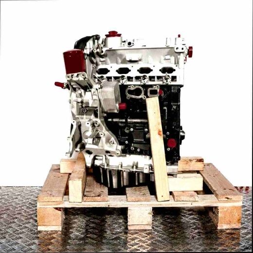 CDHB engine on a wooden pallet against a white background. The silver and black engine is viewed from the side.