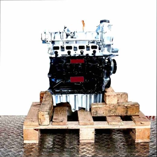 CTHC engine on a wooden pallet against a white background. The silver and black engine is shown from a side and front perspective.