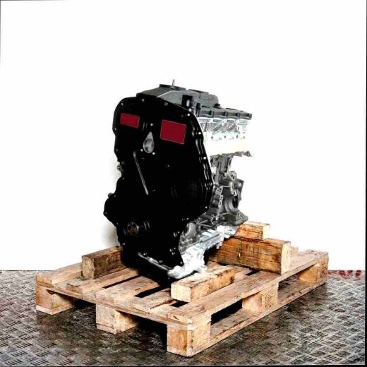 CYRA engine on a wooden pallet against a white background. This image of the engine has no watermarks or logos.