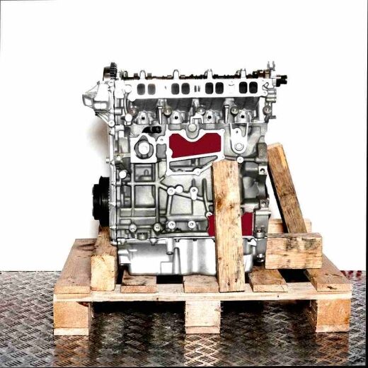 Side view of a TPWA engine on a wooden pallet against a white background. The image showcases the engine without any distractions.