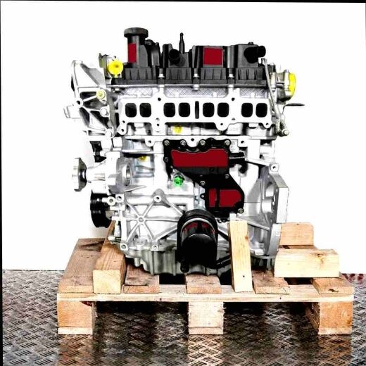 UNCB engine on a wooden pallet against a white background. The engine is vertically oriented and fully visible.
