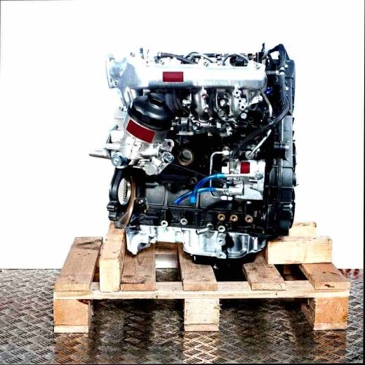 Side view of a Z 17 DTR engine on a wooden pallet against a white background. The engine displays various attachments and hoses.